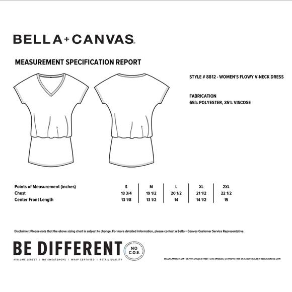 $7 | Bella Flowy V-Neck Dress/Tunic | L - Picture 8 of 8